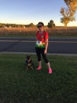 Running with my favorite pal Kato at the K-9 Canter in Westminster October